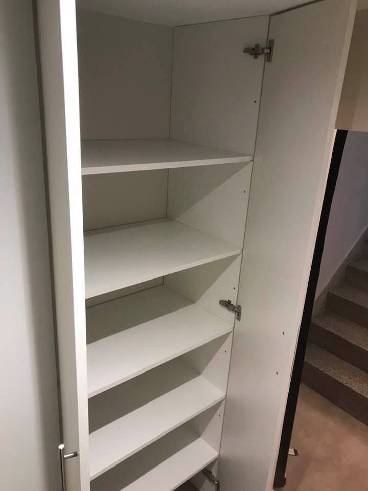 Fabrication meuble avec étagère