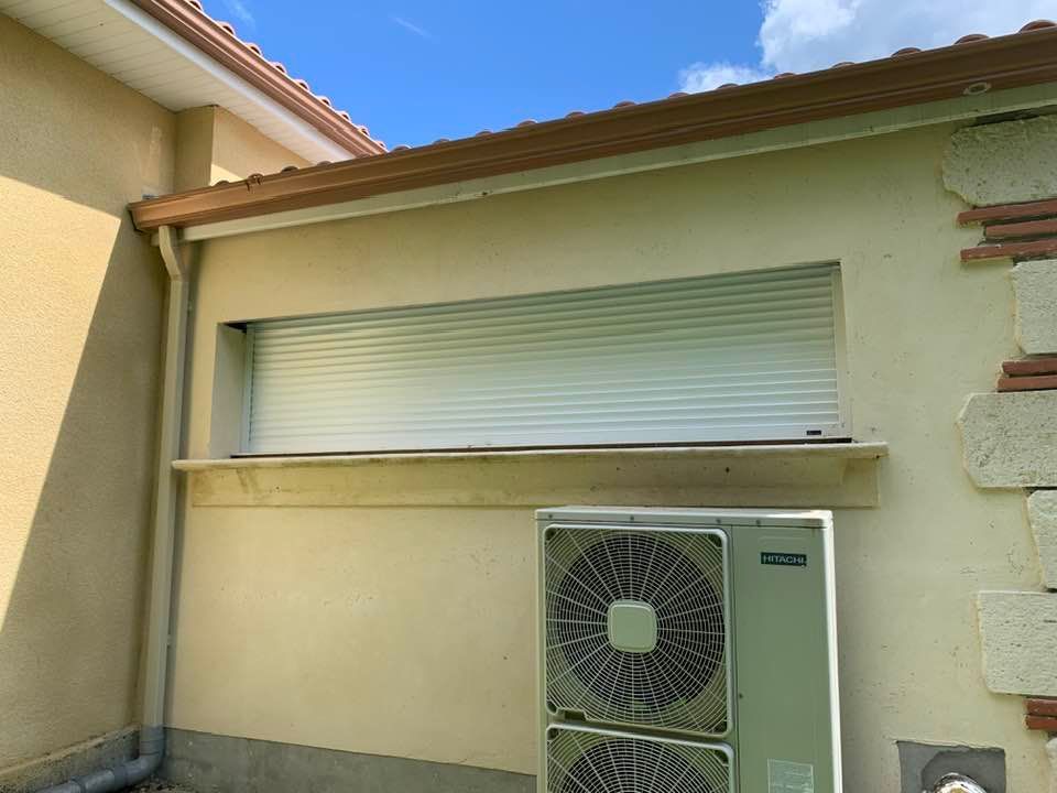 Pose de volets roulant