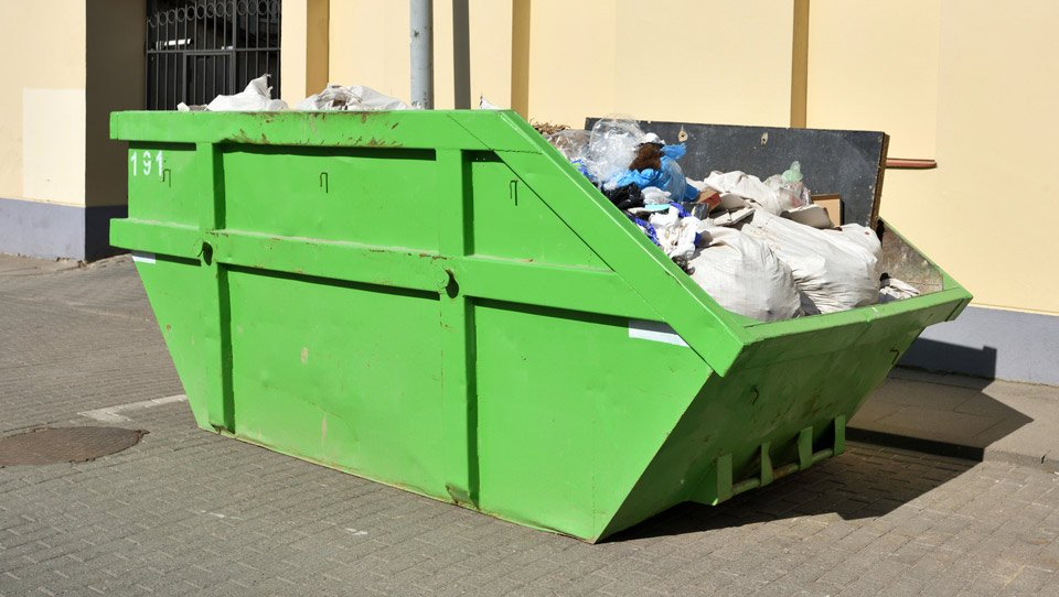 Benne à déchets verte - Apt
