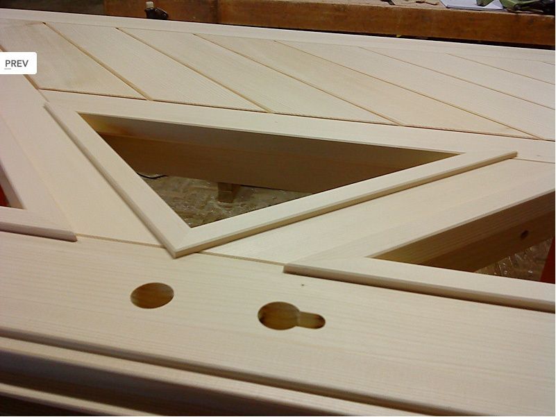 Holztür Detail - Gerber & Stettler AG - Unterlangenegg