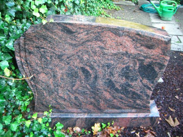 Grabstein marmoriert