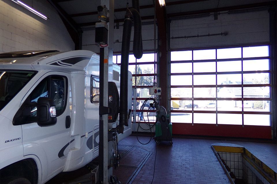 Caravan in der Werkstatt von Waldemar Bonfigt GmbH