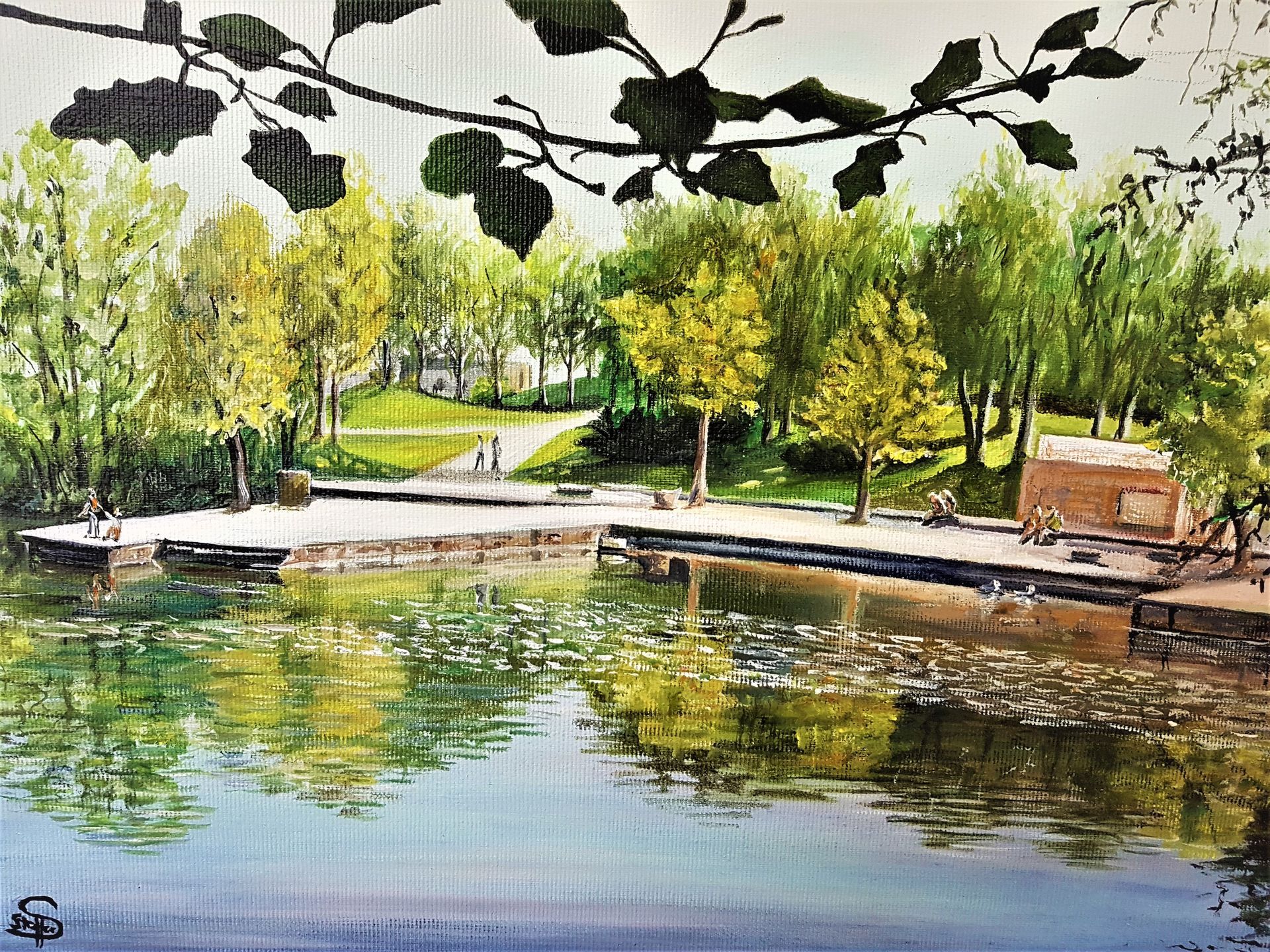 Gemälde Heimische Gewässer