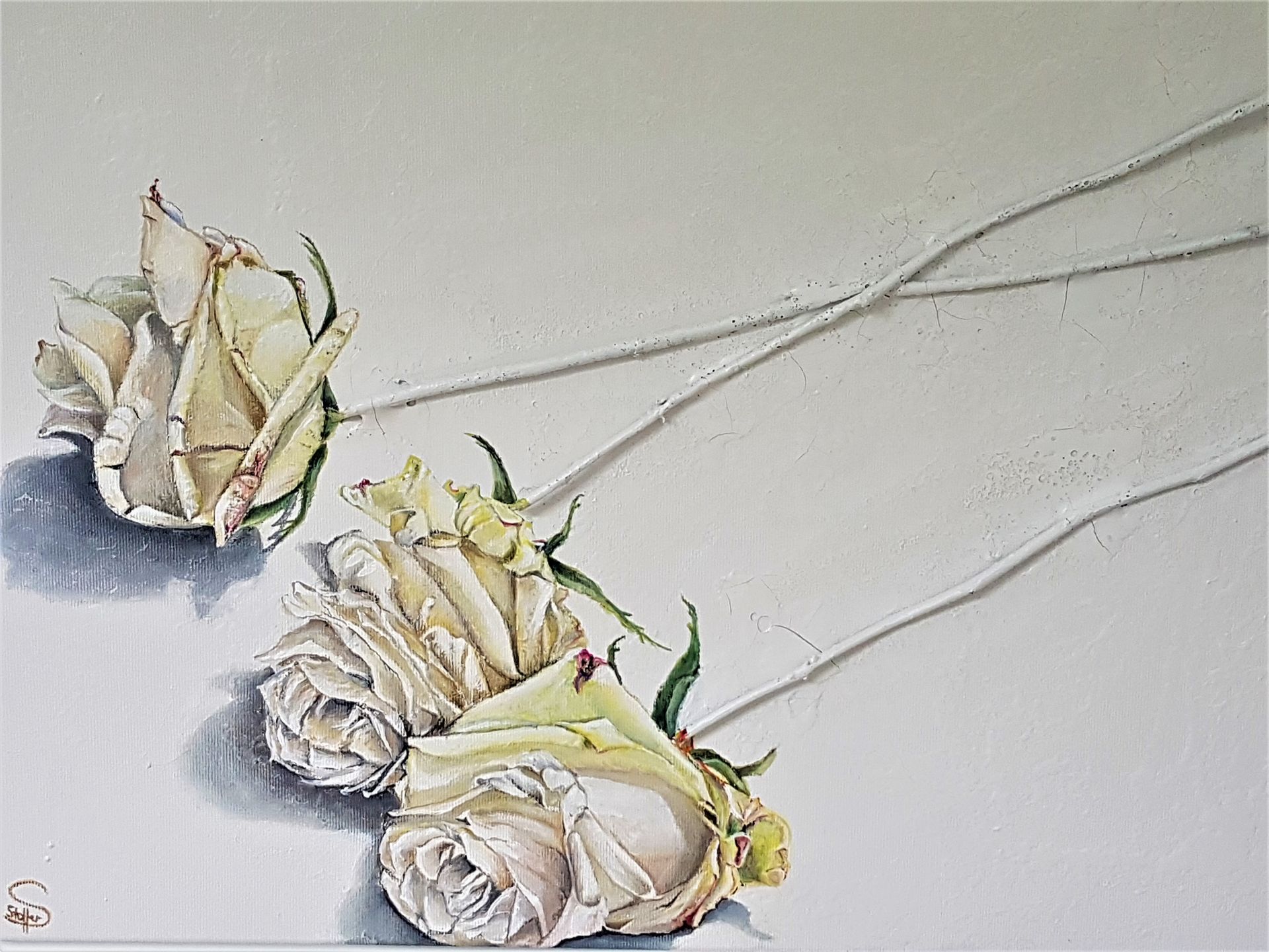 Gemälde die Farbe Weiß