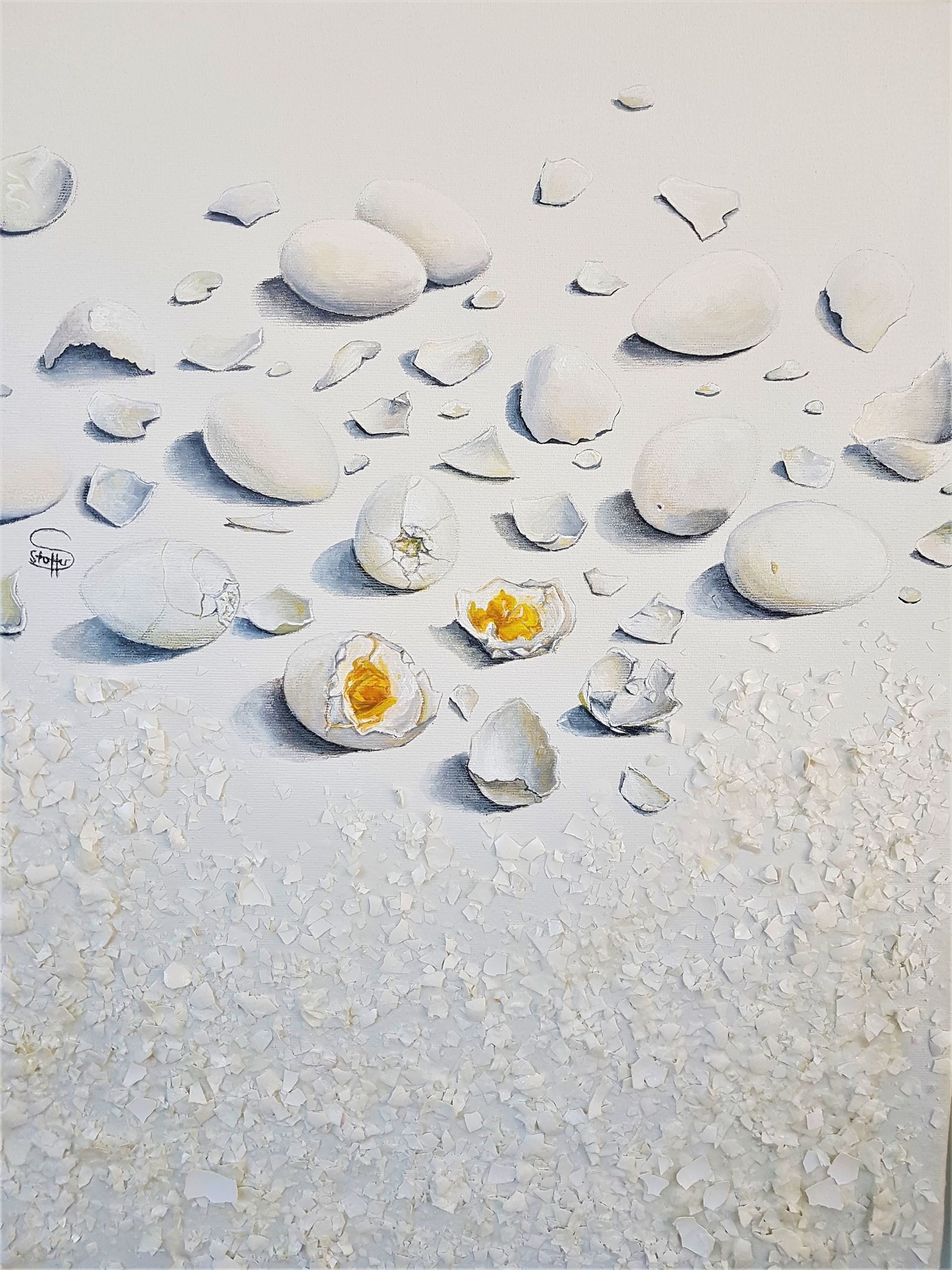 Gemälde die Farbe Weiß