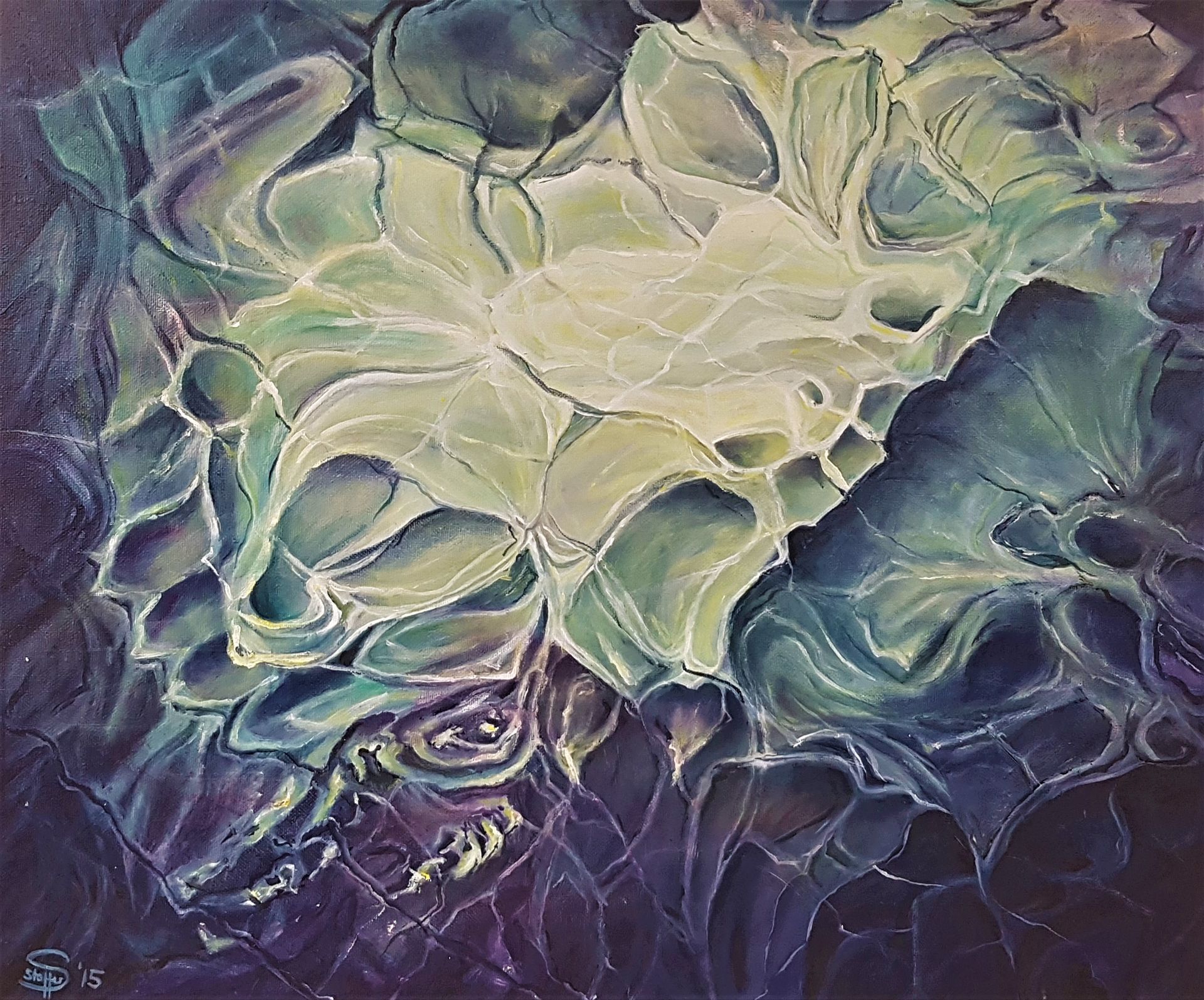 Gemälde Unter der Oberfläche