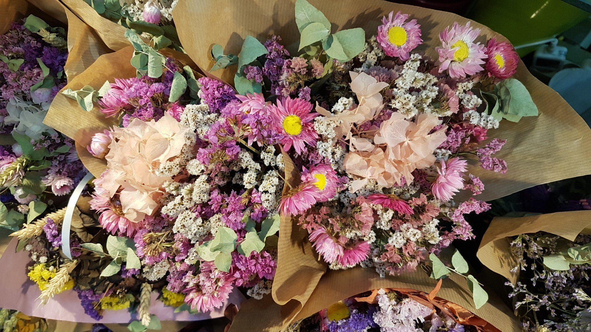 Bouquet sec rose