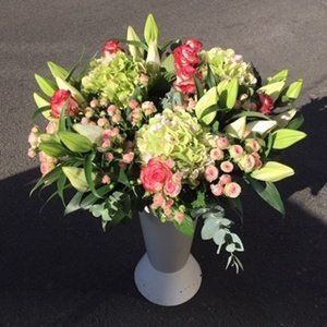Bouquet clair en vase