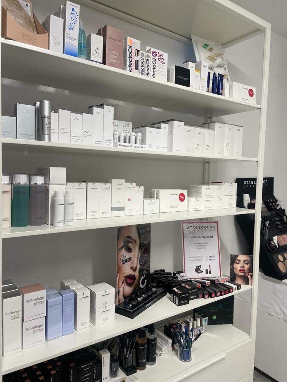 Produkte im Kosmetikstudio Gerda Ender