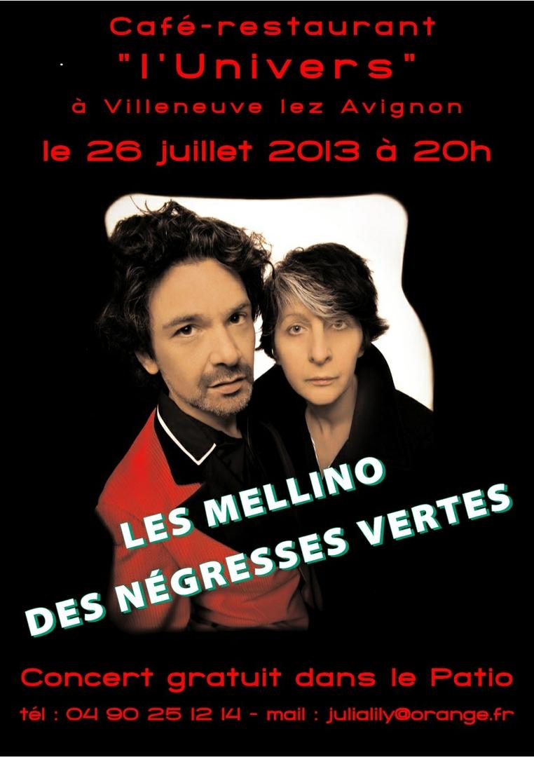 Concert Les Mellino le 26 juillet 2013
