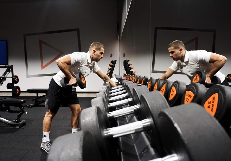 Matériel de sport, haltères