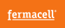 Das Logo von Fermacell ist orange und weiß