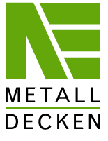 Ein grün-schwarzes Logo für Metalldecken