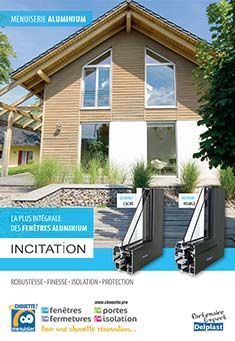 Couverture du catalogue de menuiseries aluminium