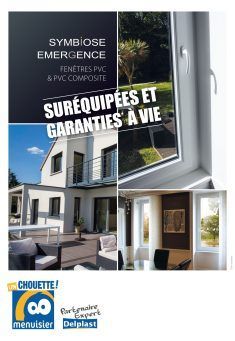 Couverture du catalogue de menuiseries PVC et composite SYMBIOSE et EMERGENCE