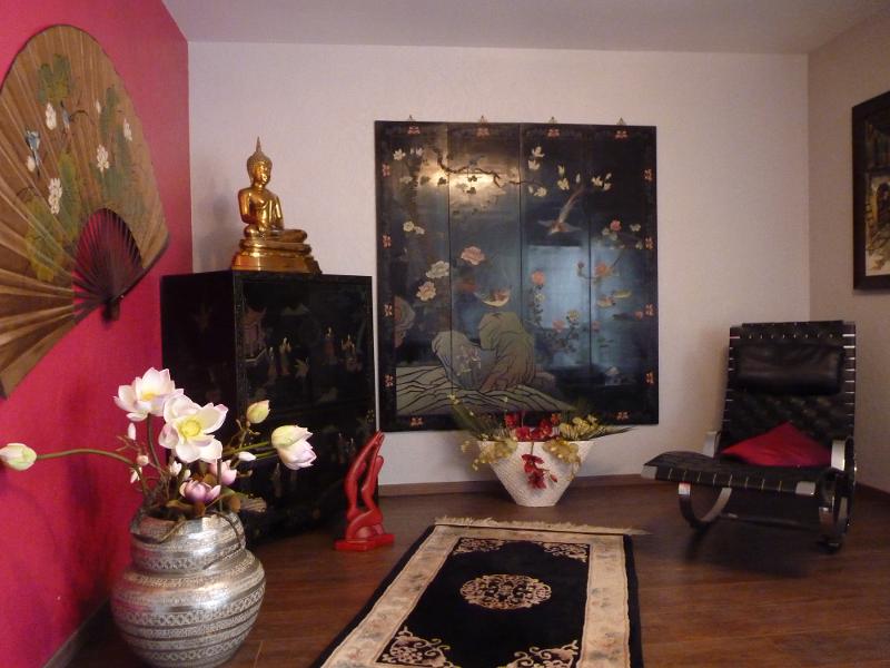 Cabinet décoré avec du mobilier et de la décoration d'inspiration asiatique - Cabinet Sagita à Dijon