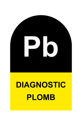 Icône diagnostic plomb