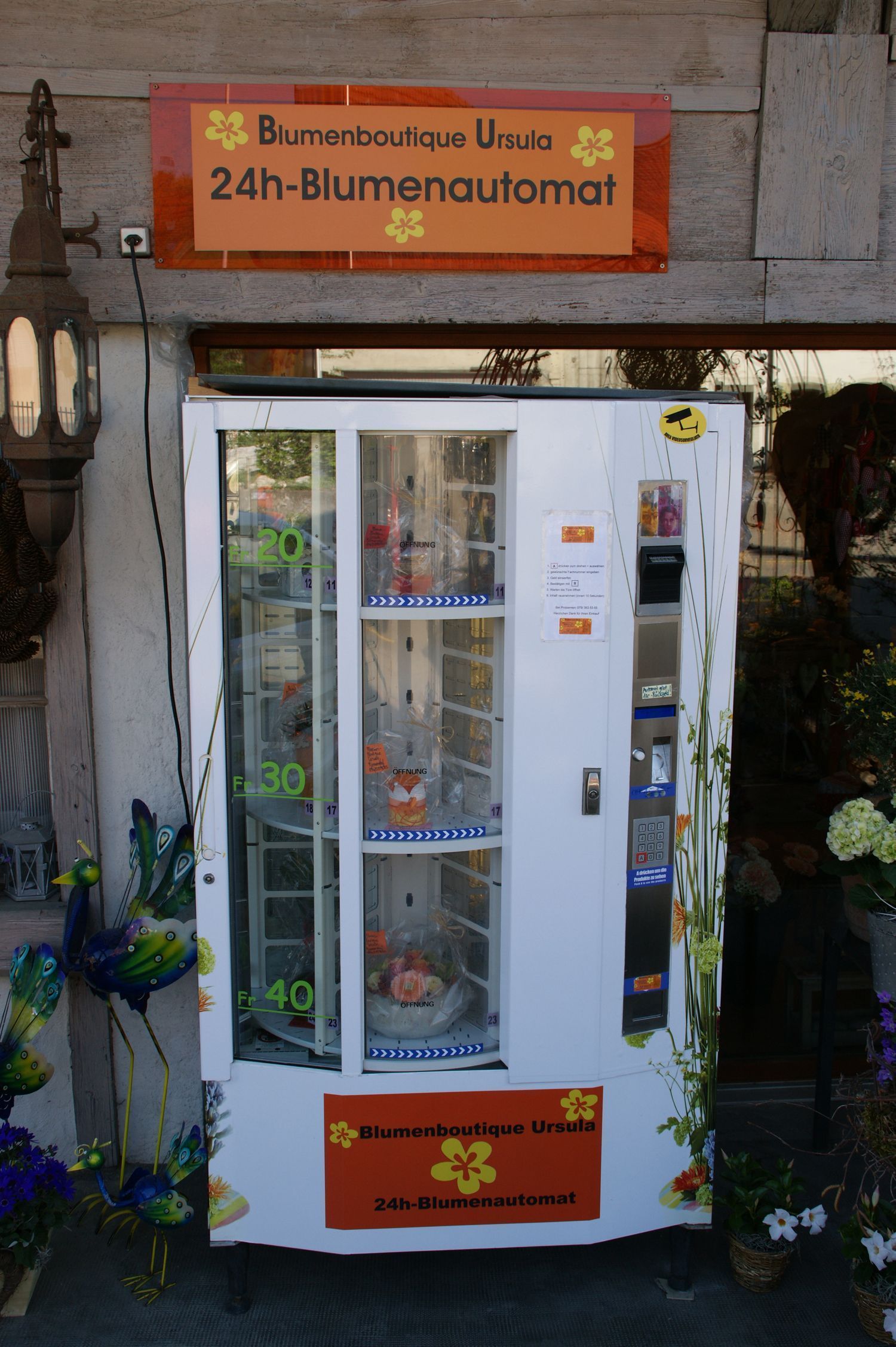 Blumenboutique Ursula Birmenstorf AG - Blumenautomat