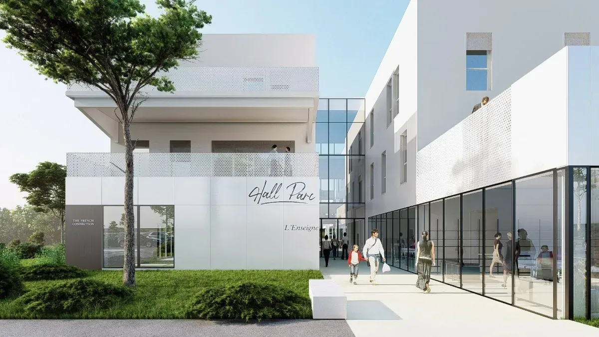 Illustration 3D d'un bâtiment