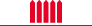 Détail de la clôture rouge du logo de l'entreprise.