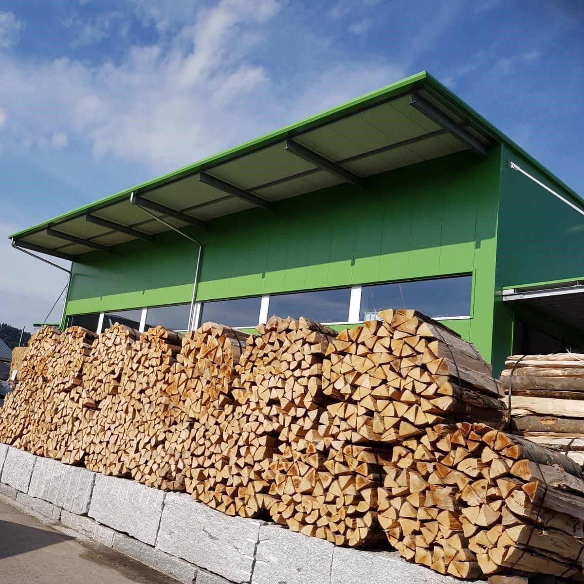 Lager Holz - Vettiger Transporte AG - Lütisburg-Station