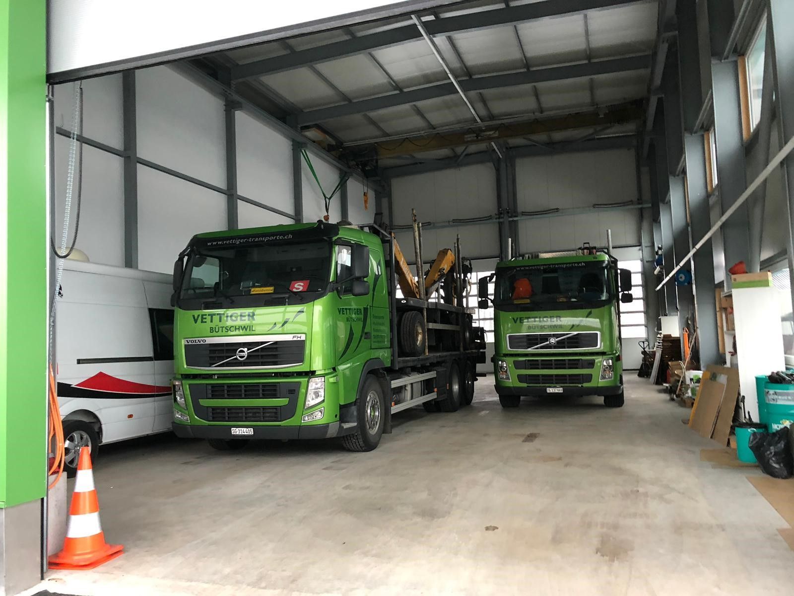 LKWs - Vettiger Transporte AG - Lütisburg-Station
