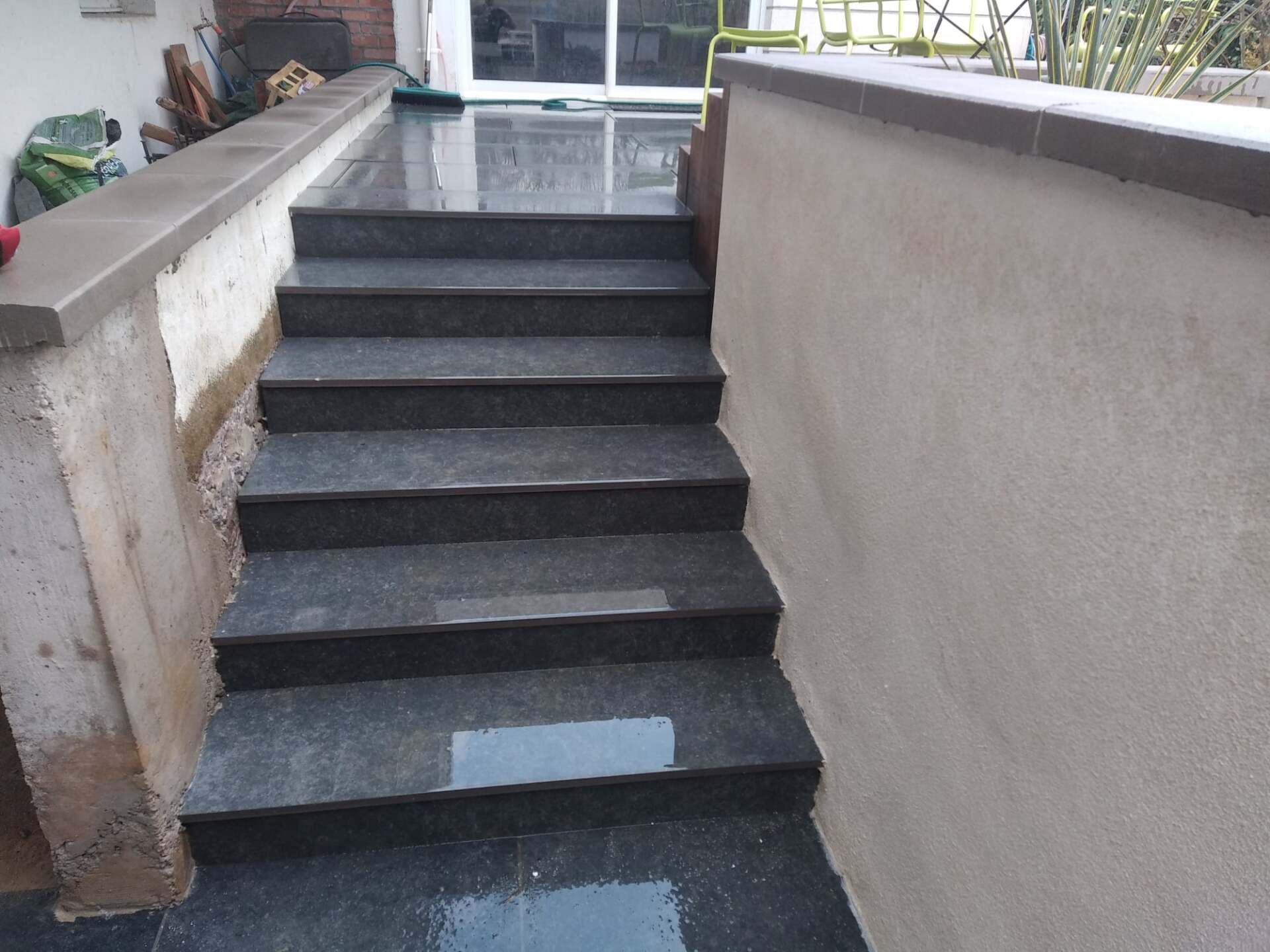 Création d'un escalier extérieur