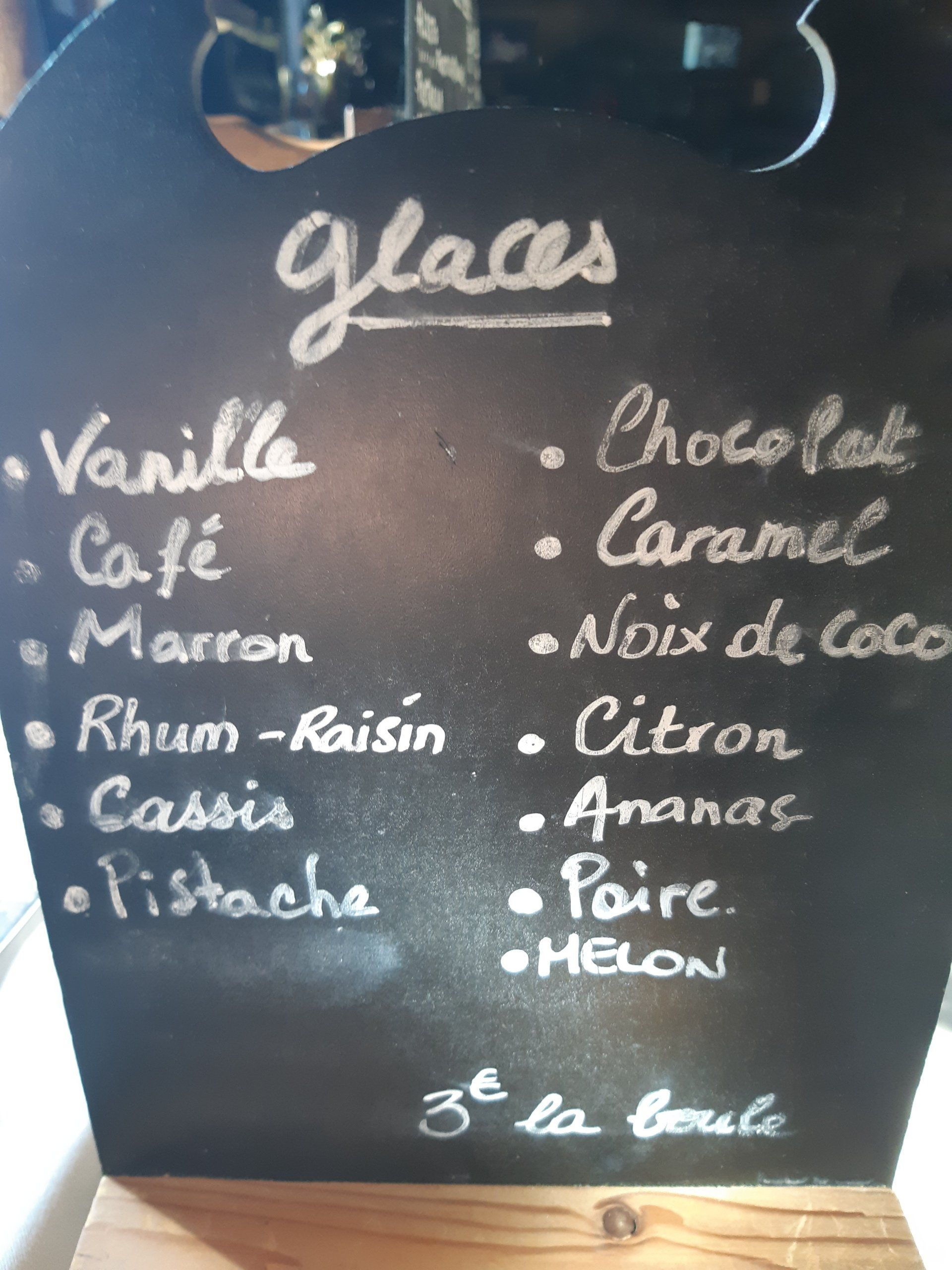 Nos glaces