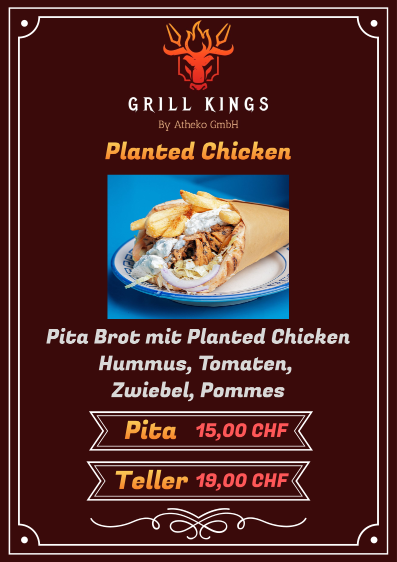 Speisekarte für