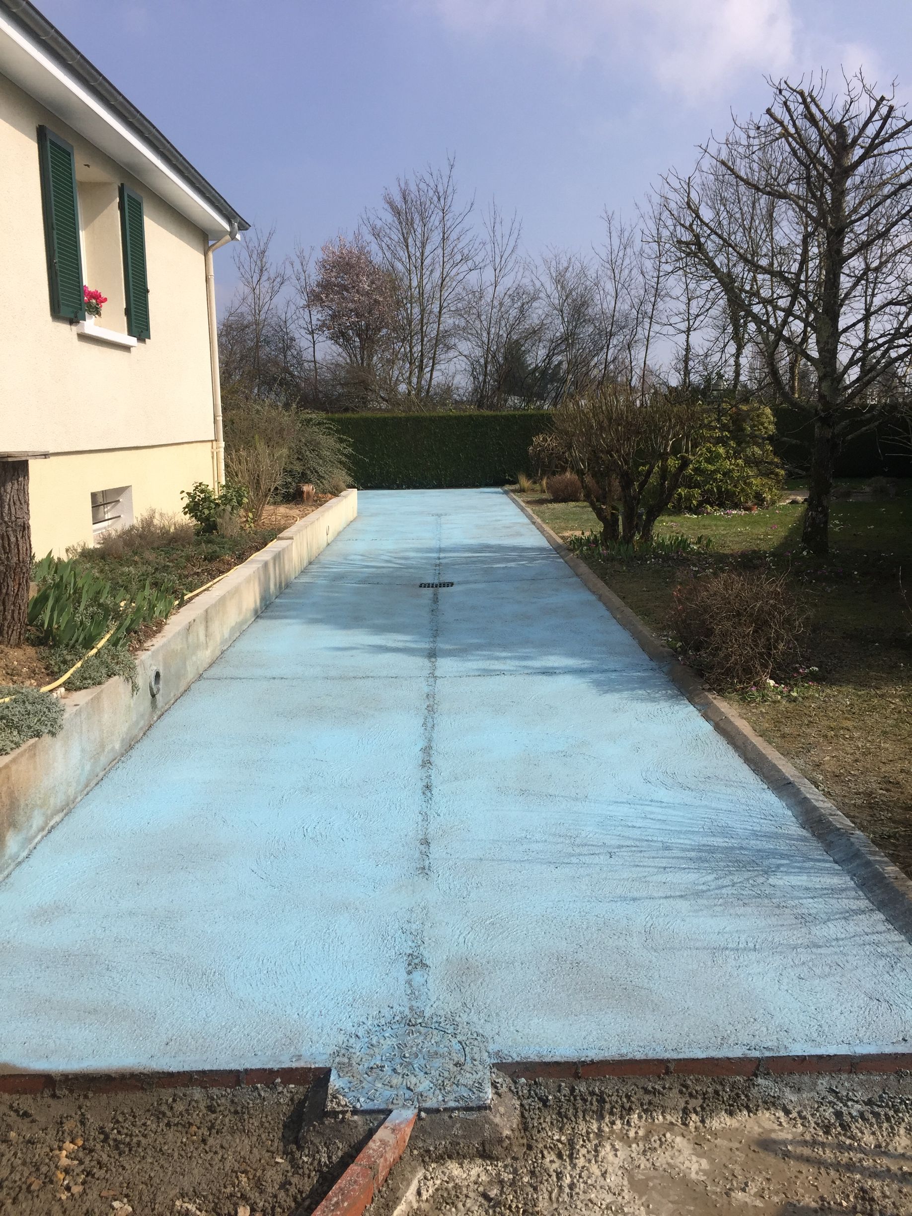 Création d'une allée