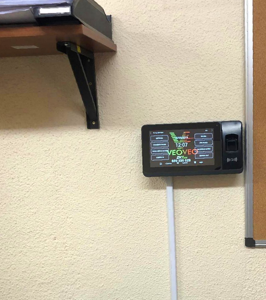 fichaje por huella dactilar