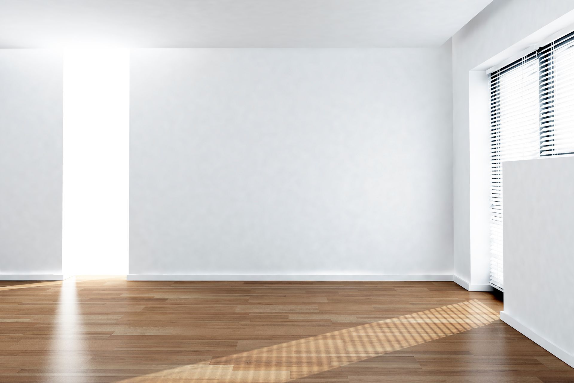 L'intérieur d'une maison vide et propre.