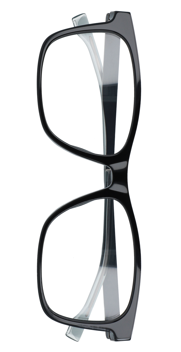 Des lunettes pliées