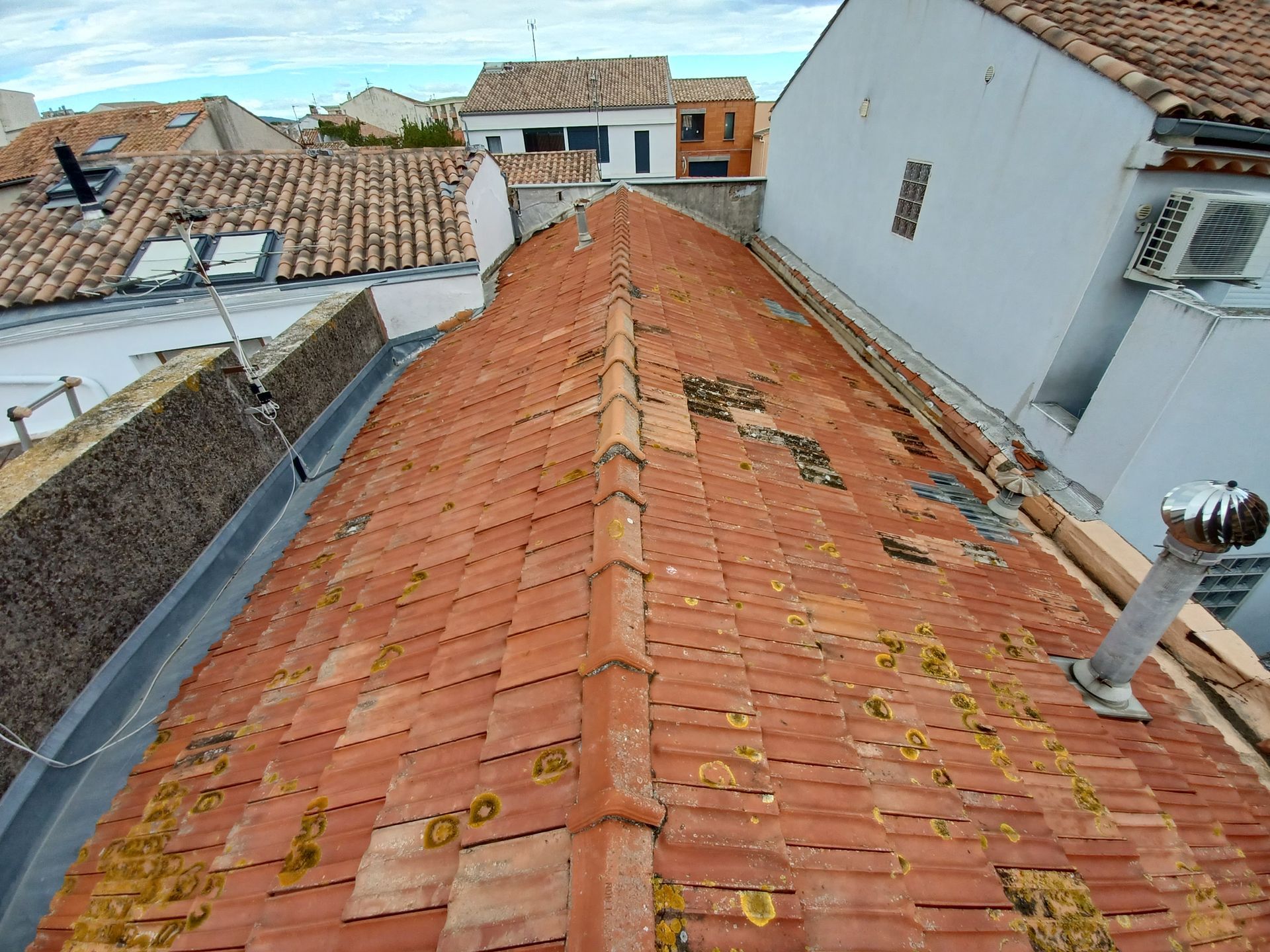 Toiture avant sa rénovation