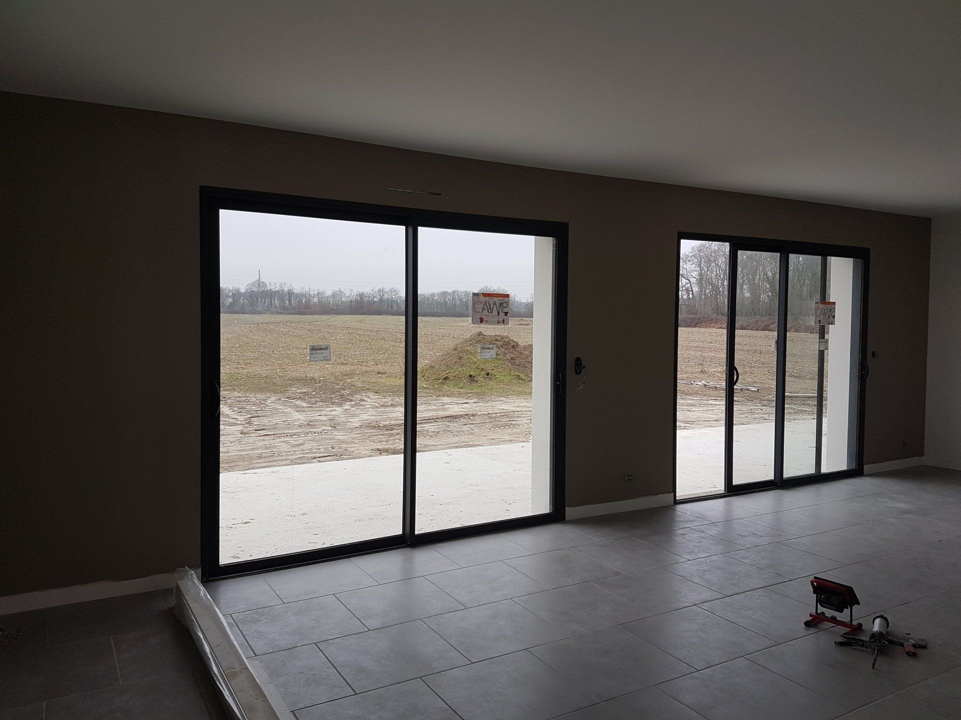 Fenêtres et baie vitrée