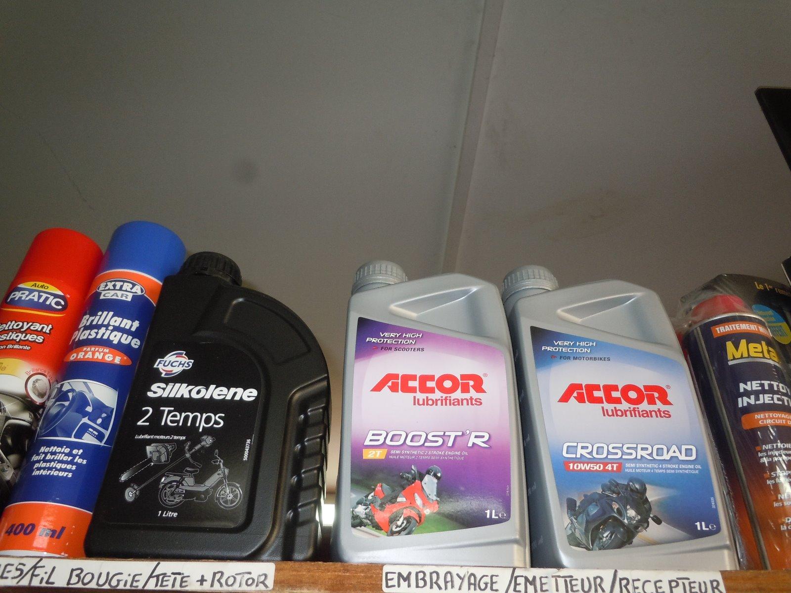 Huile 2 temps pour moto