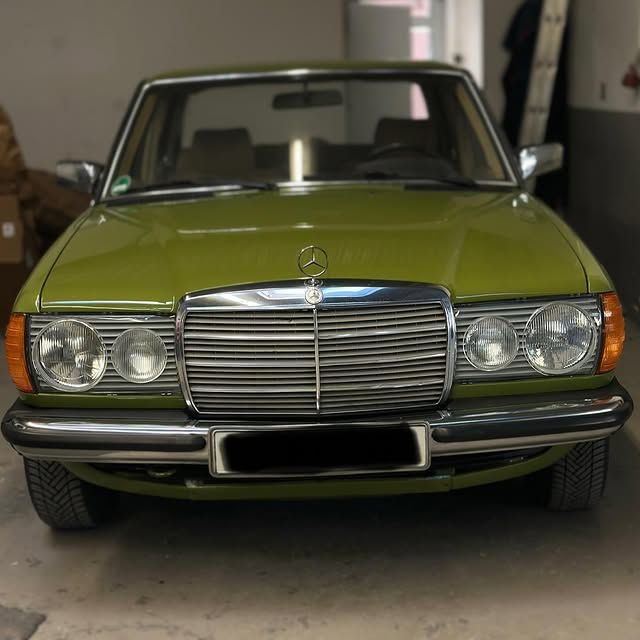 Grüner Oldtimer
