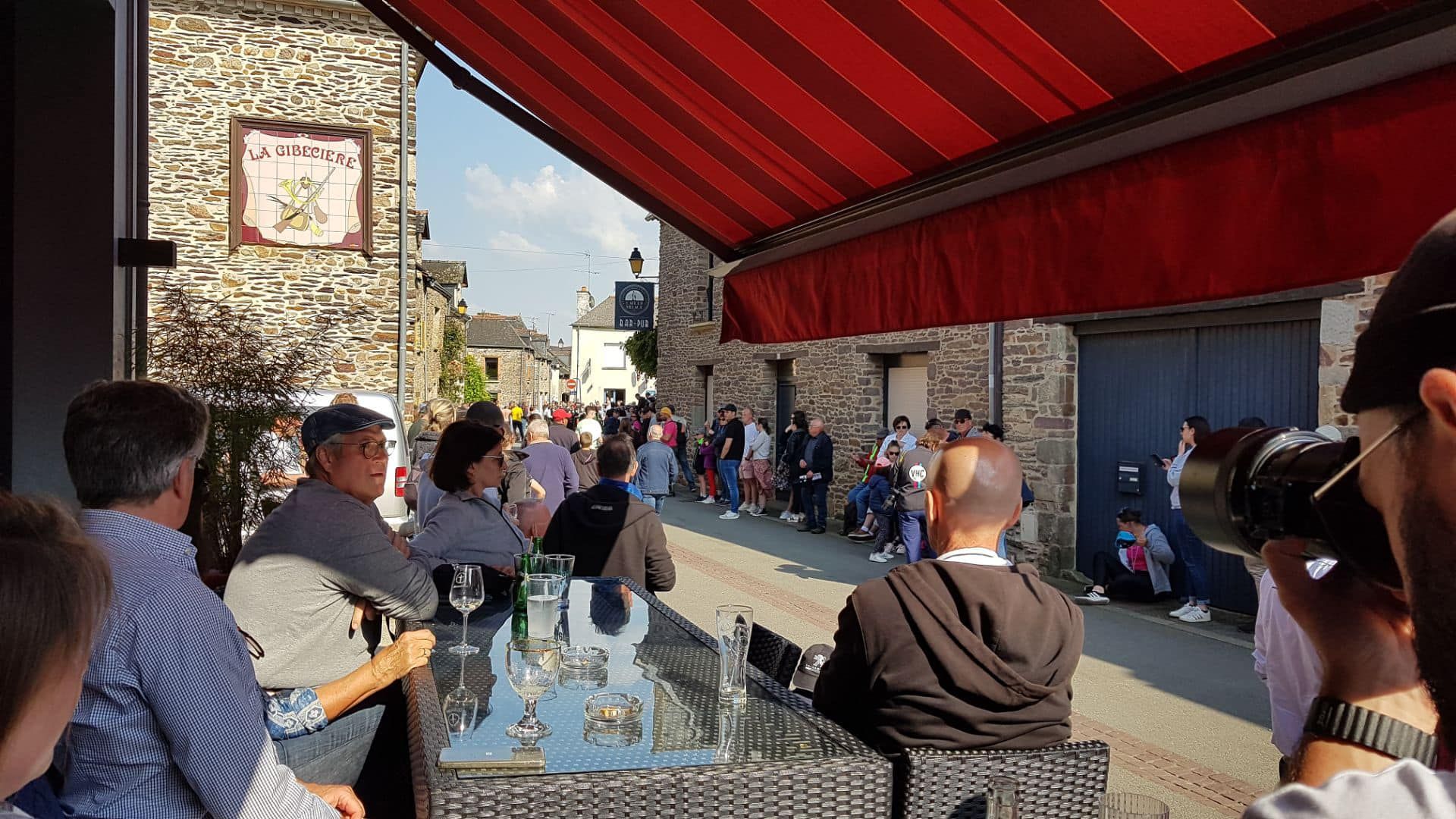 Terrasse de La Gibecière.