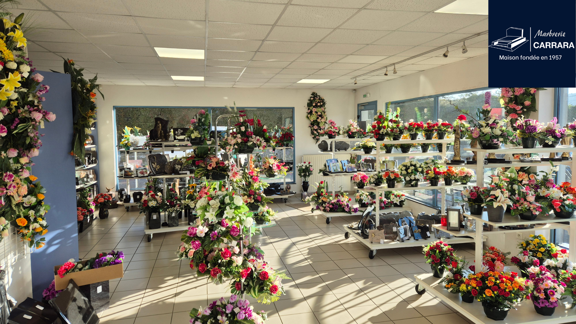 Magasin Articles funéraires CARRARA Magasin Marbrerie CARRARA Valentigney