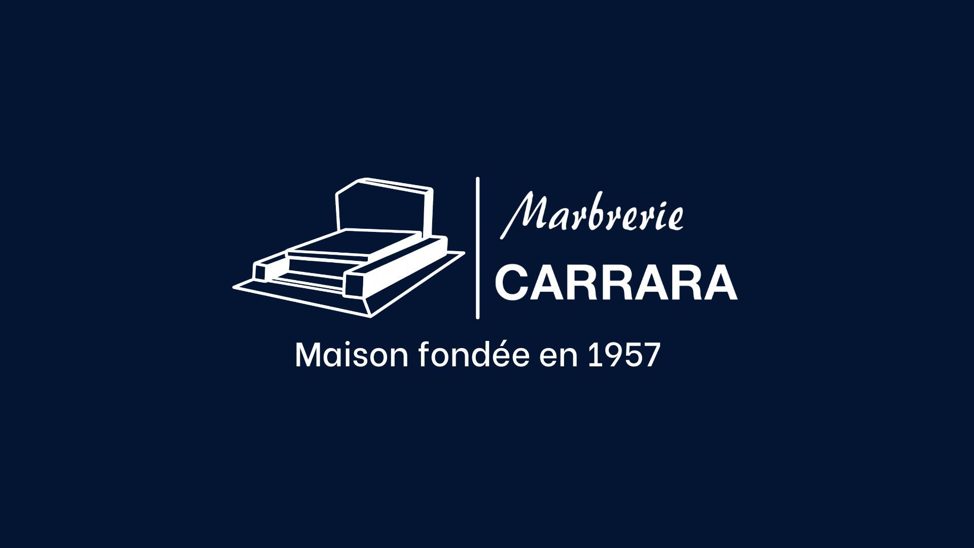 Logo Marbrerie CARRARA - maison fondée en 1957