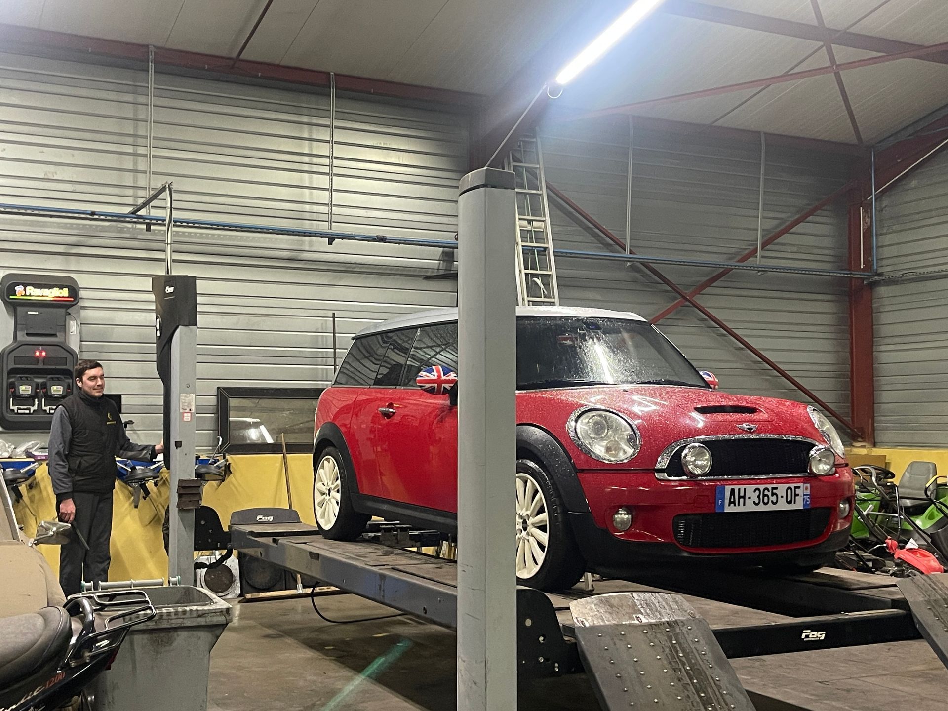 Mini Cooper rouge