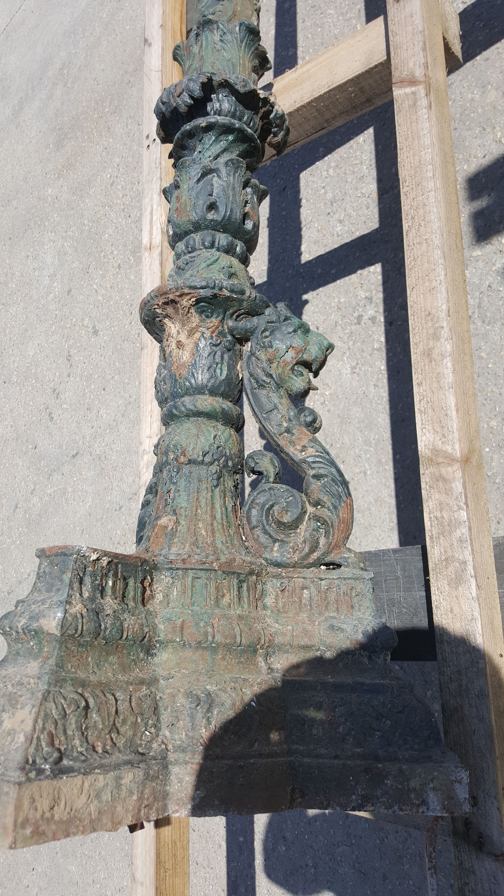 Objet décoratif avant sablage