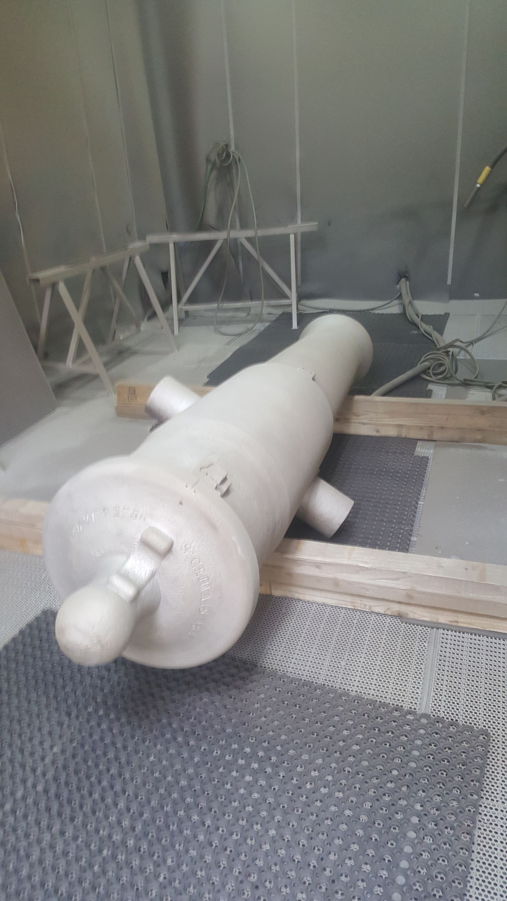 Projet de sablage avant travaux