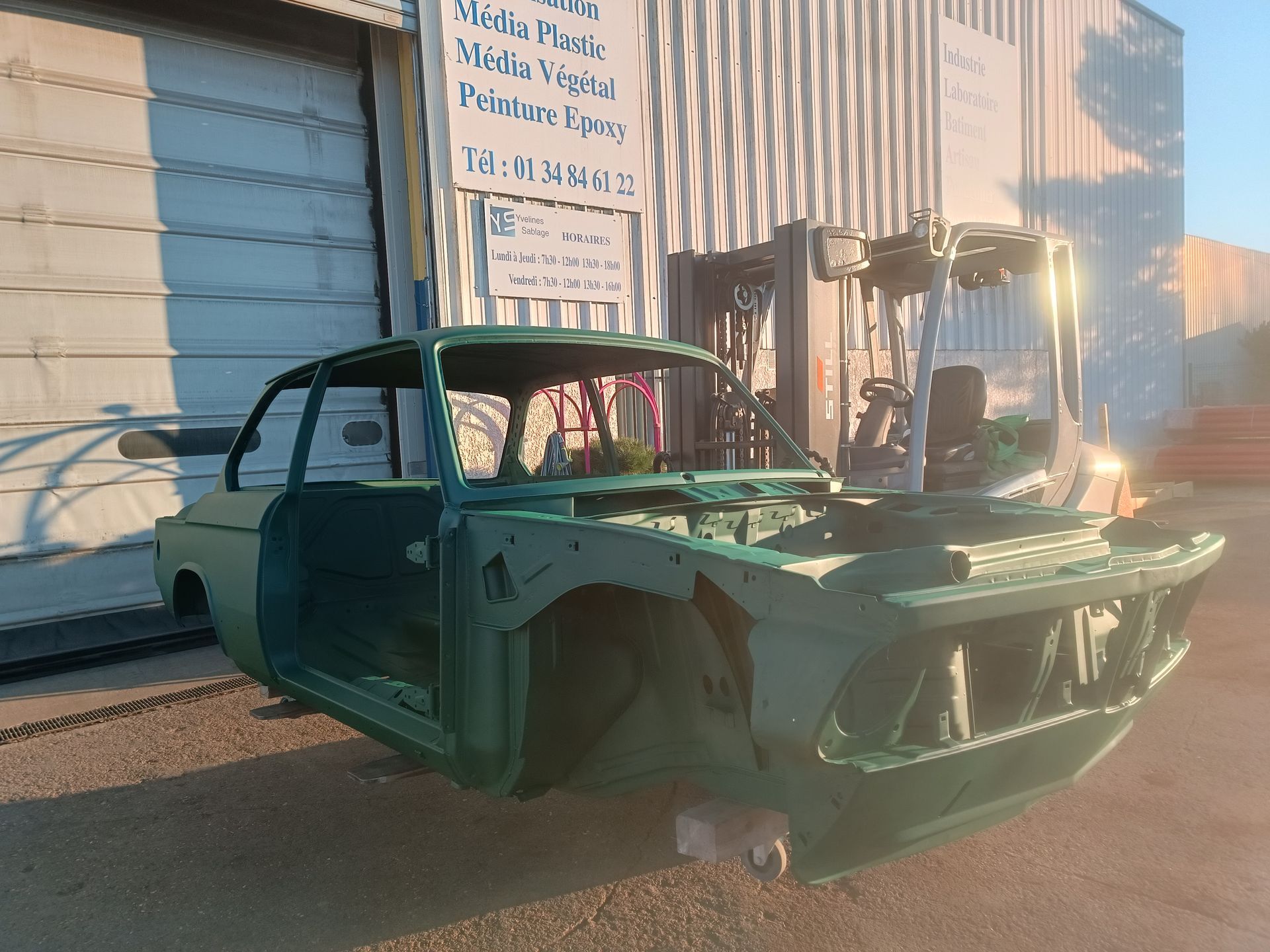 Restauration de véhicule avec phosphatant