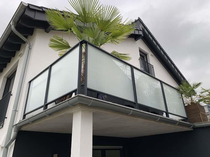 Geländer Pulverbeschichtet