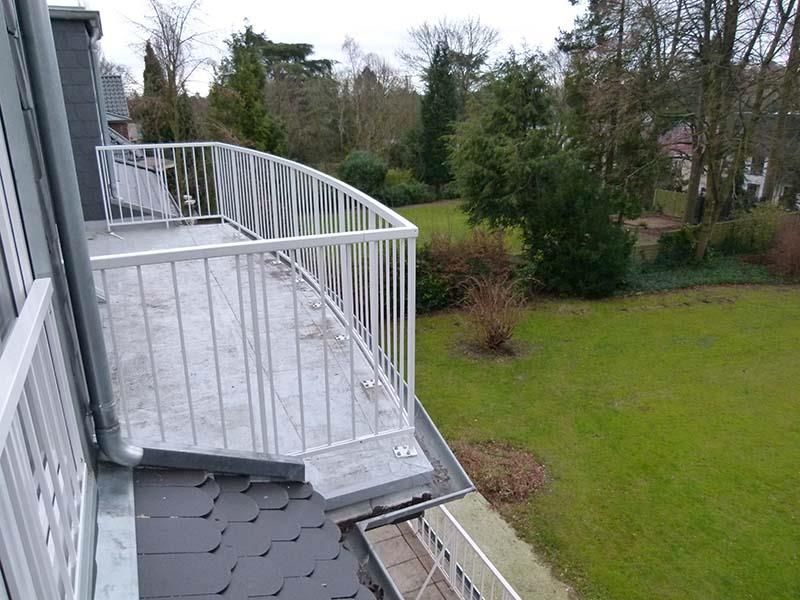 Geländer Pulverbeschichtet