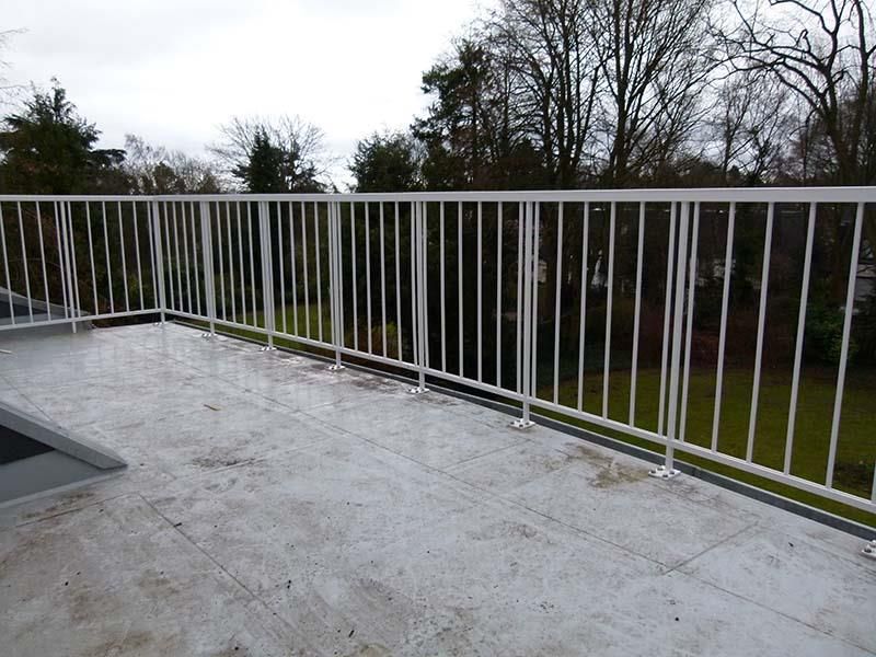 Geländer Pulverbeschichtet