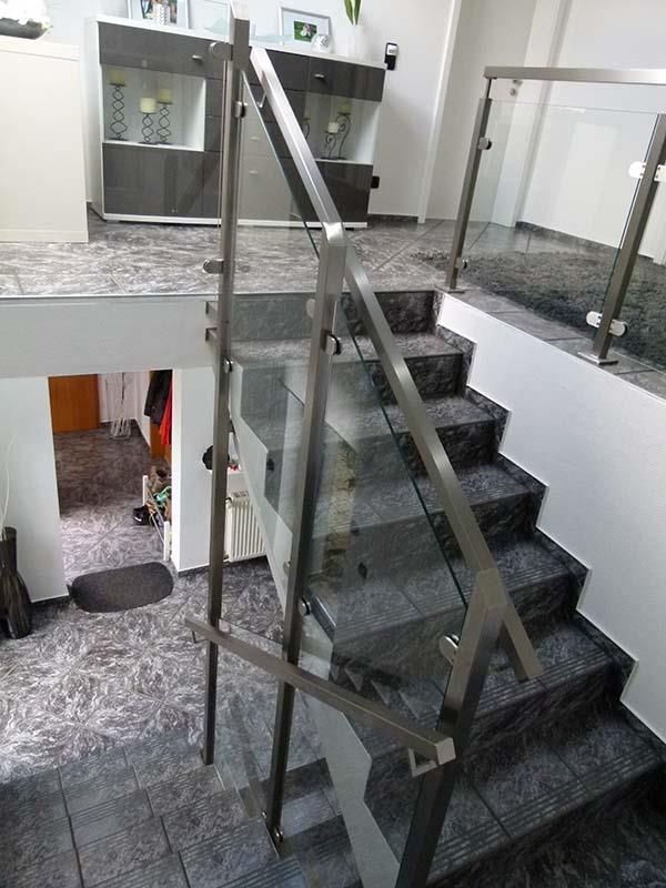 Edelstahlgeländer Innen