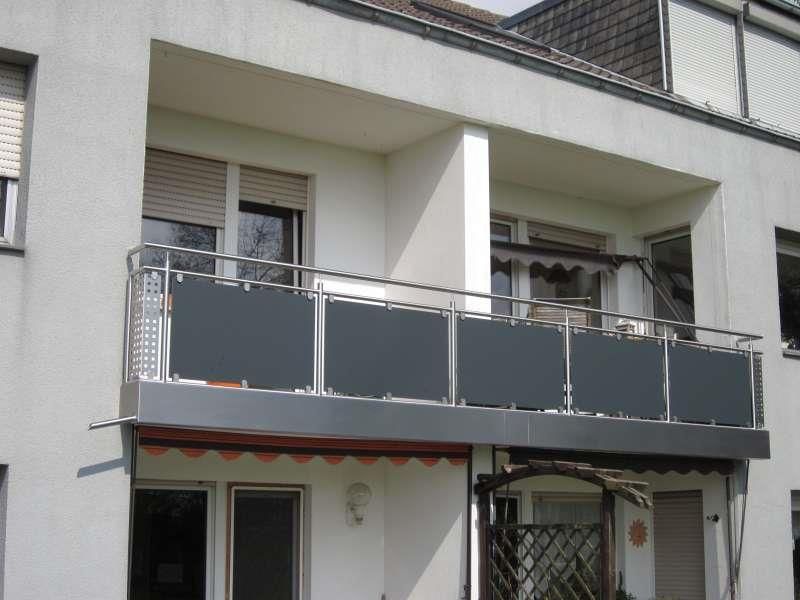 Geländer mit WPC-Trespa Füllung