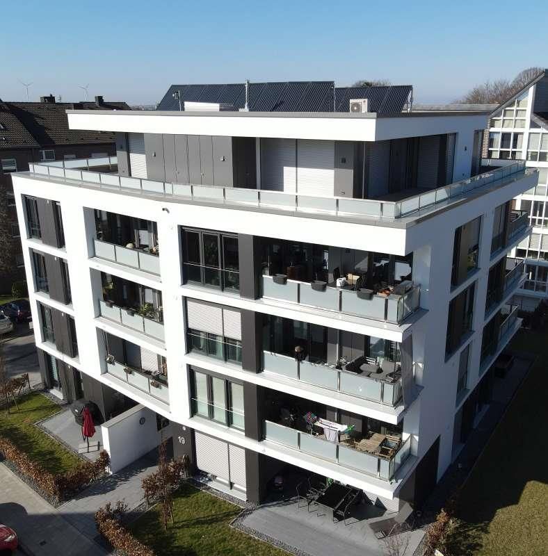 Edelstahlgeländer mit Glasfüllung